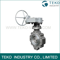High Pressure Worm Gear Three Eccentric Butterfly Valve For Steam 2" - 60" High Pressure Worm Gear Three Eccentric Butterfly Valve For Steam 2" - 60"