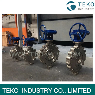 Triple Offset Butterfly Valve Low Ownership Stainless Steel CF8 Metal Seated