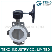 PTFE Seated API609 Butterfly Valve Corrosion Resistant Split Body For Chemical Liquid PTFE Seated API609 Butterfly Valve Corrosion Resistant Split Body For Chemical Liquid