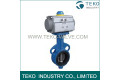 Ductile Iron Body Pneumatic Butterfly Valve Resilient Seat Anti - Leakage For Water Works Ductile Iron Body Pneumatic Butterfly Valve Resilient Seat Anti - Leakage For Water Works