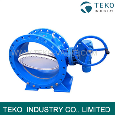 Soft Seated Two Flanged End Eccentric Butterfly Valve For Clear Water Soft Seated Two Flanged End Eccentric Butterfly Valve For Clear Water
