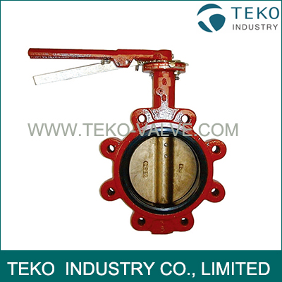 Resilient Seated API609 Butterfly Valve , Lever Operation Miniature Butterfly Valve Resilient Seated API609 Butterfly Valve , Lever Operation Miniature Butterfly Valve