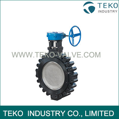 Metal Seated Eccentric Butterfly Valve , 10 Inch High Temperature Butterfly Valve