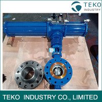 Triple Offset Metal Seated Eccentric Butterfly Valve Pneumatic Operated Triple Offset Metal Seated Eccentric Butterfly Valve Pneumatic Operated