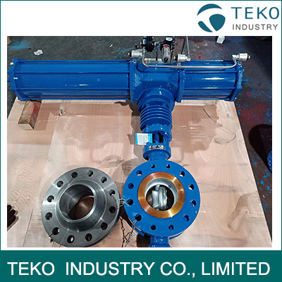 Triple Offset Metal Seated Eccentric Butterfly Valve Pneumatic Operated Triple Offset Metal Seated Eccentric Butterfly Valve Pneumatic Operated