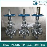 Butt Weld Wedge Gate Valve , Self - Tightening Slab Expanding Gate Valve For Natural Gas Butt Weld Wedge Gate Valve , Self - Tightening Slab Expanding Gate Valve For Natural Gas