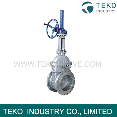 Bevel Gear Opeartion Wedge Gate Valve , Bolted Bonnet End Gate Valve For Water Service Bevel Gear Opeartion Wedge Gate Valve , Bolted Bonnet End Gate Valve For Water Service