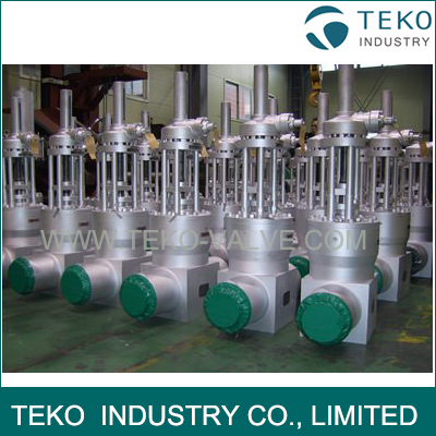 Butt Weld Wedge Gate Valve , Dynamic High Pressure Seal Parallel Double disc slide valve