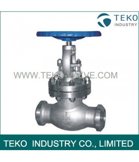 B16.25 Butt Weld End Globe Valve Disc Type Accurate With Manual Operation