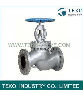 Manual Operation BS 1873 Globe Valve , Flanged Globe Valve With Standard Wall Thickness