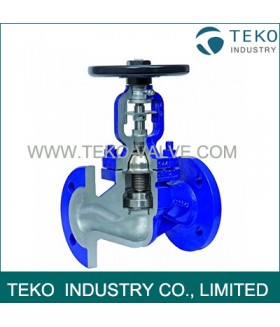 DIN Bellow Seal Globe Valve Manual Operated For Steam And Thermal Oil