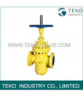Casting Steel 6 Inch Flat Gate Valve Reliable Zero Leakage Without Throught Conduit